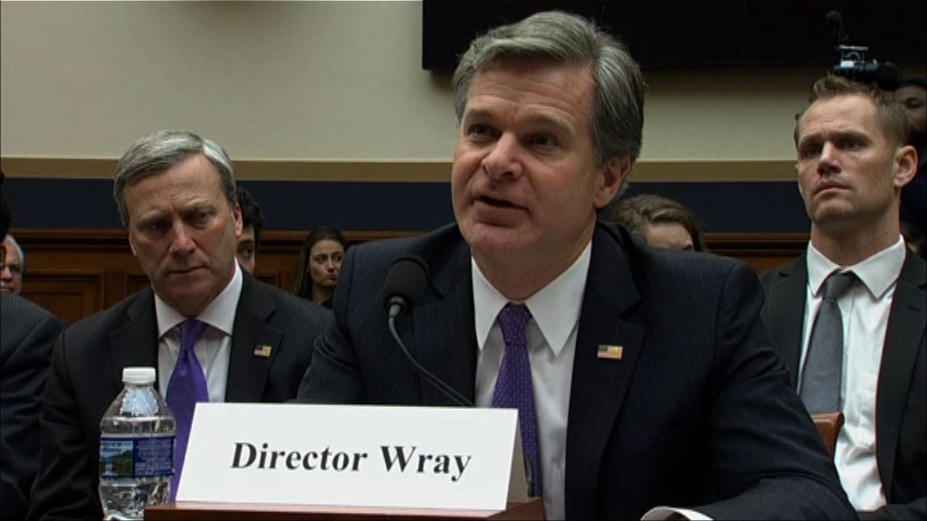 FBI局長稱將堅定不移執行工作