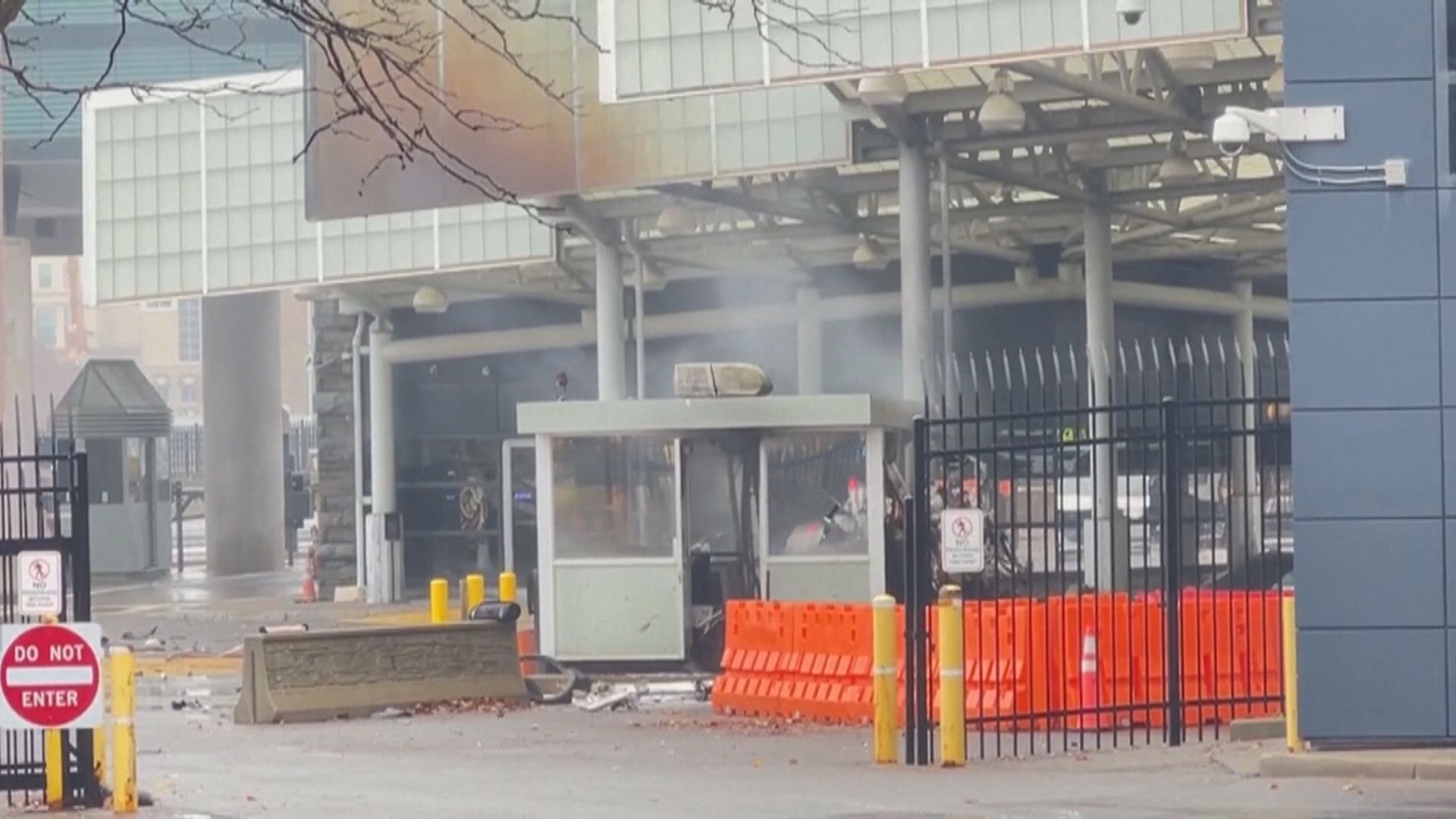 連接美加彩虹橋邊境口岸發生汽車爆炸
