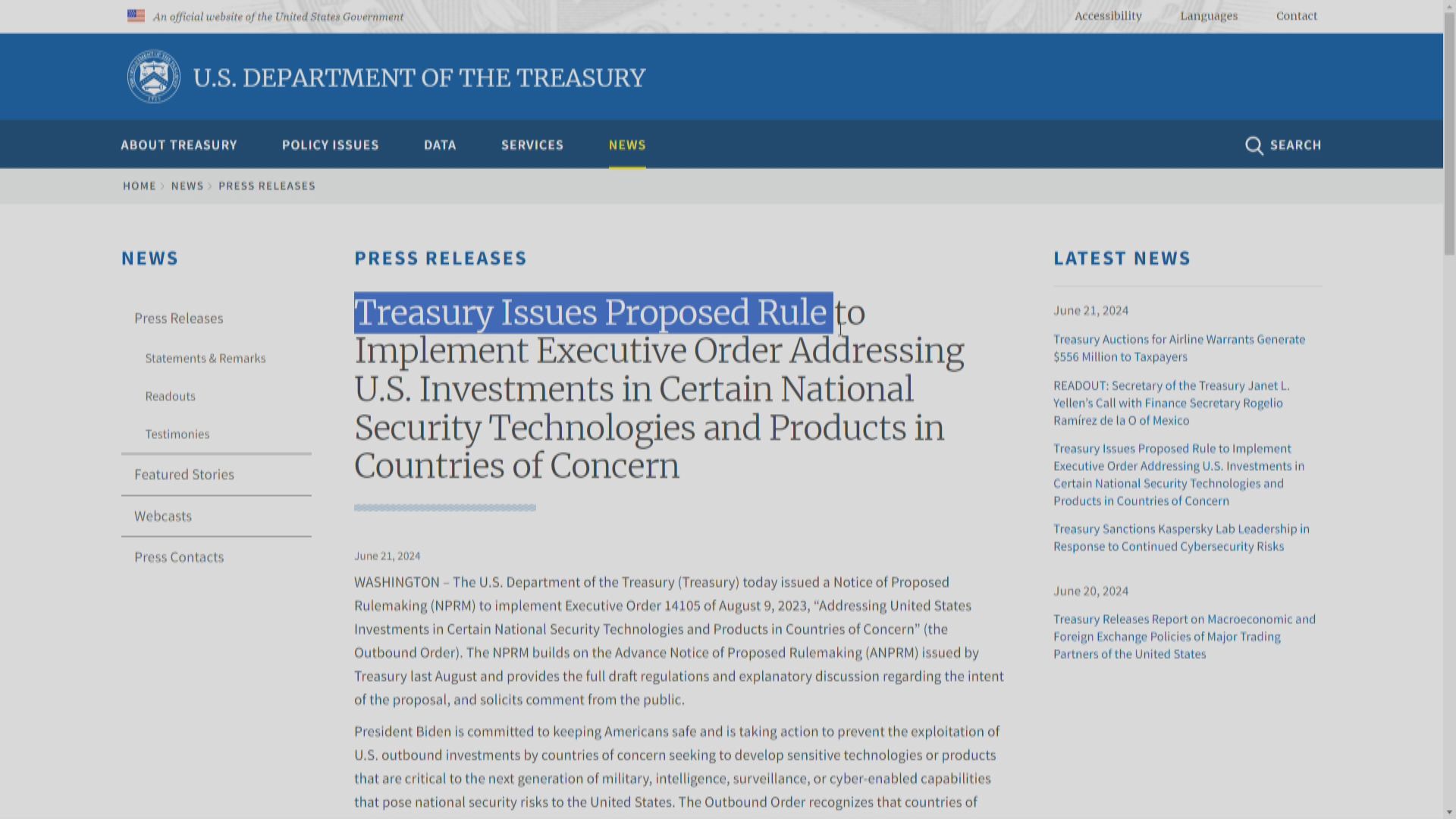 美國擬對投資中國AI及晶片設限 華府官員稱受限對象包括香港