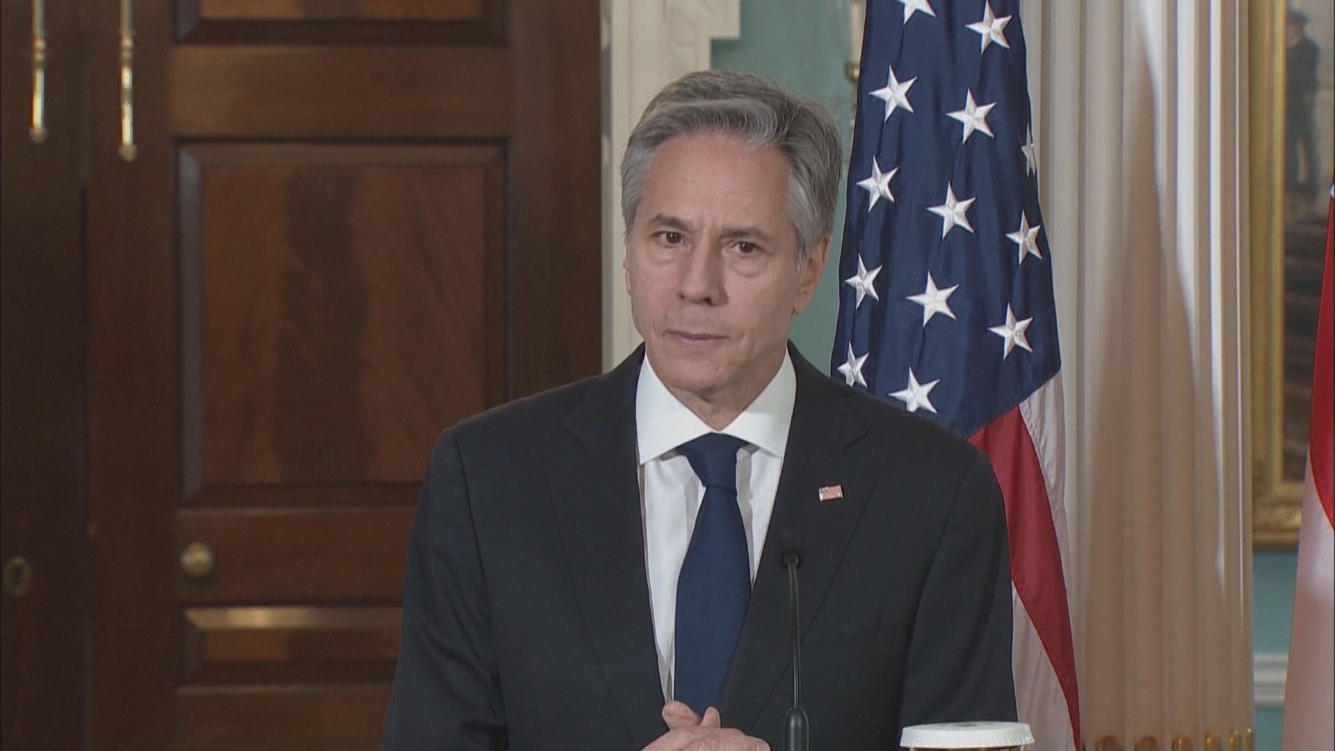 布林肯：美中需更好溝通防止競爭變成衝突