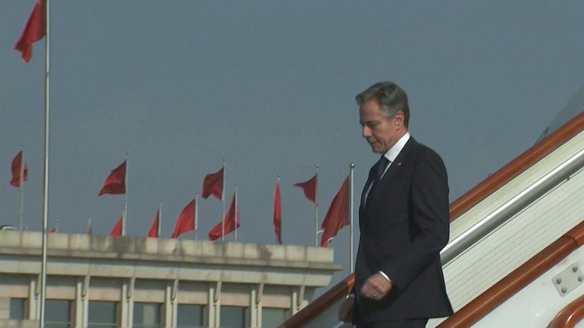 布林肯抵達北京展開兩日訪華行程