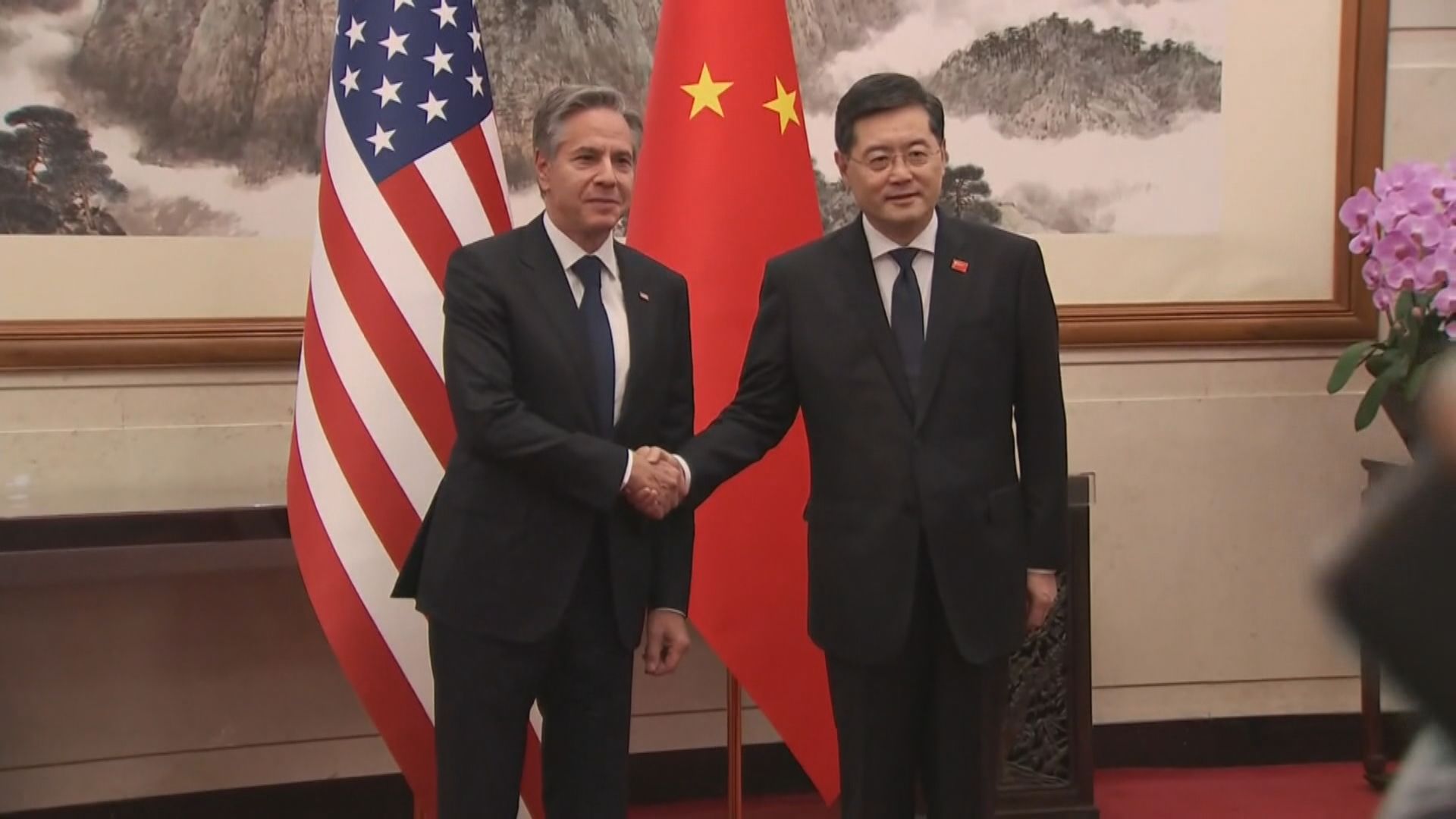 秦剛在北京晤布林肯