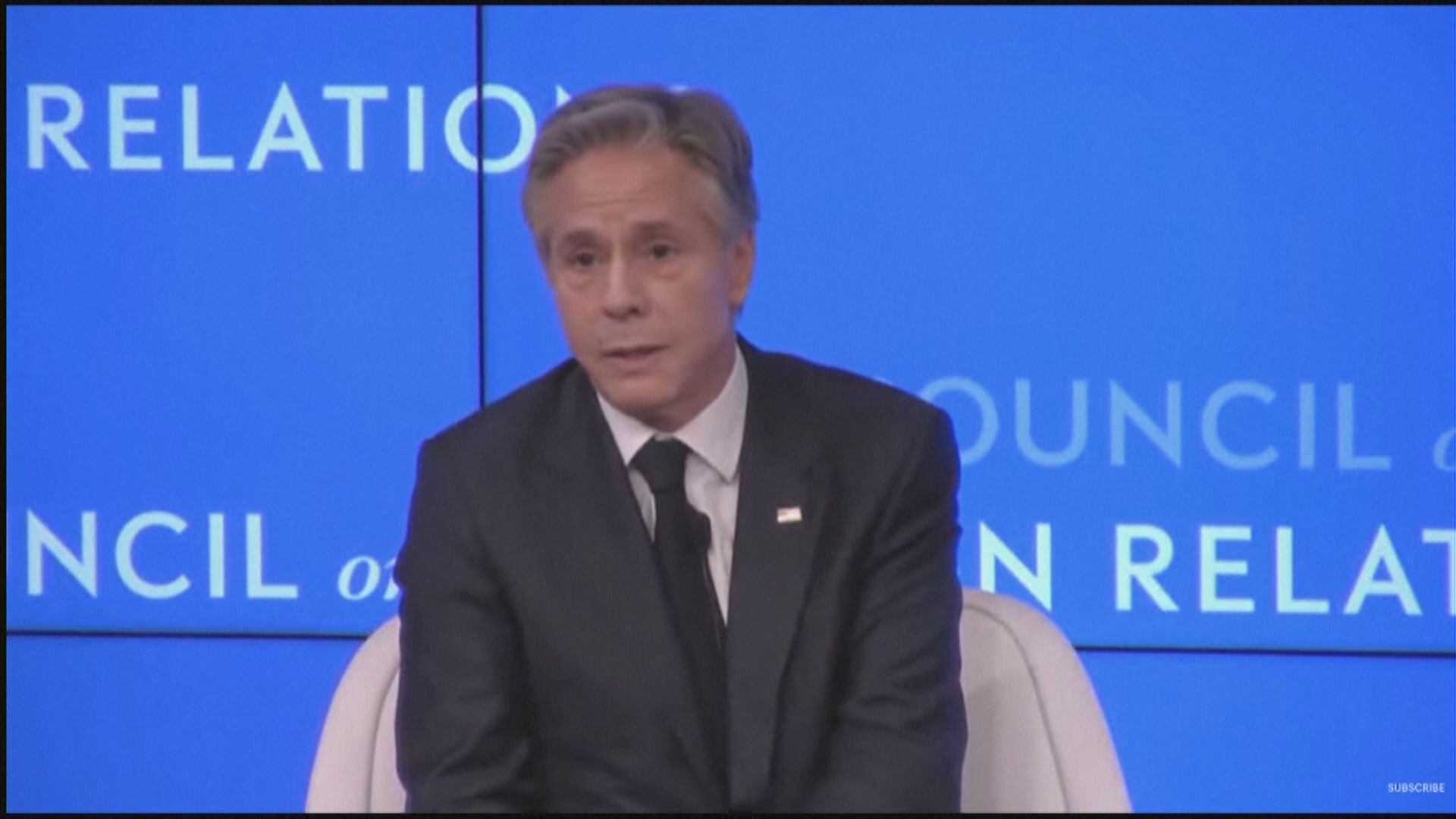 布林肯稱美國需尋求與中國和平共存的方法