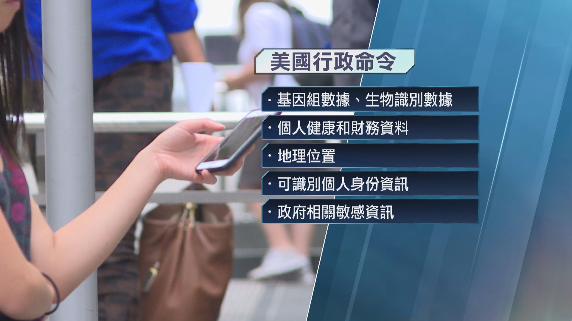 美國頒行政命令禁止民眾個人資料轉移至中國等國家