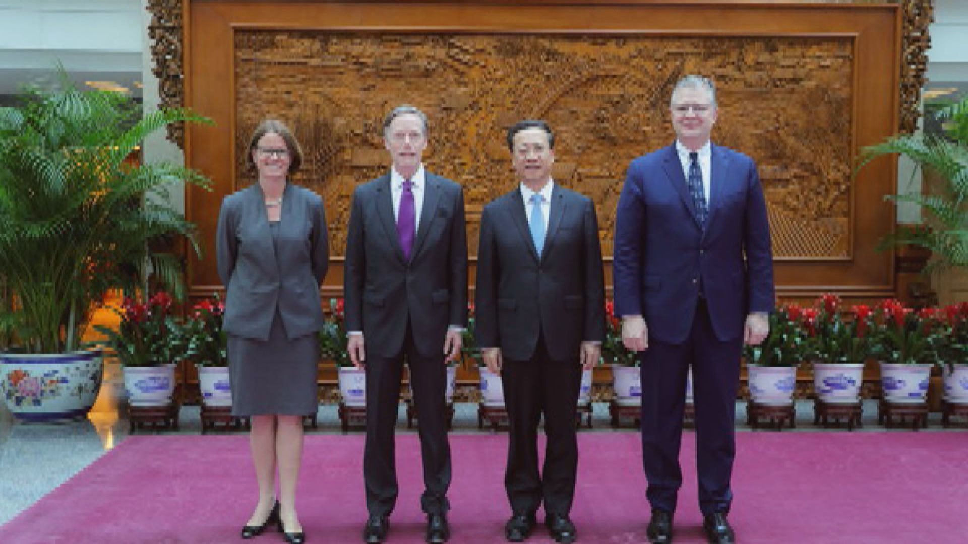 副外長馬朝旭會見康達等美方官員 指雙方同意繼續溝通