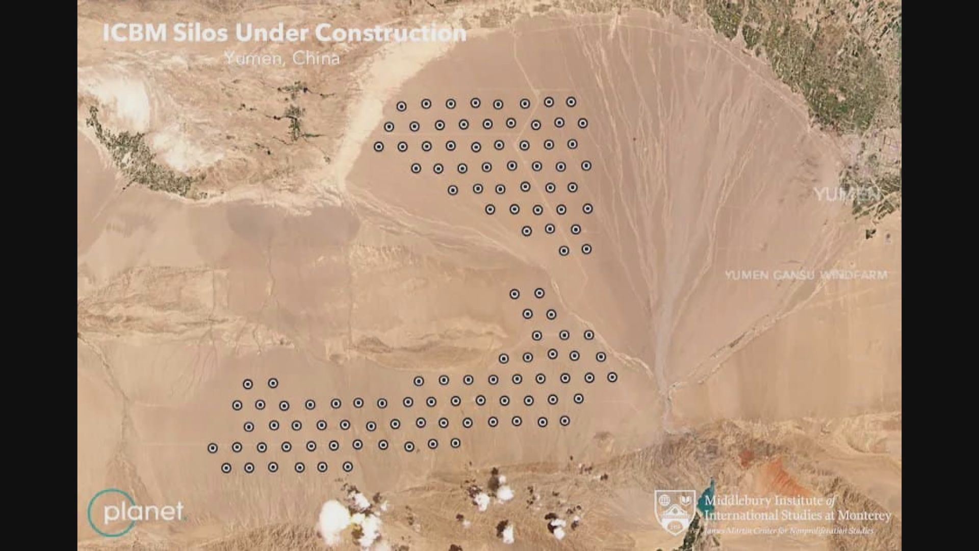 內地官媒：導彈發射井實為風力發電場