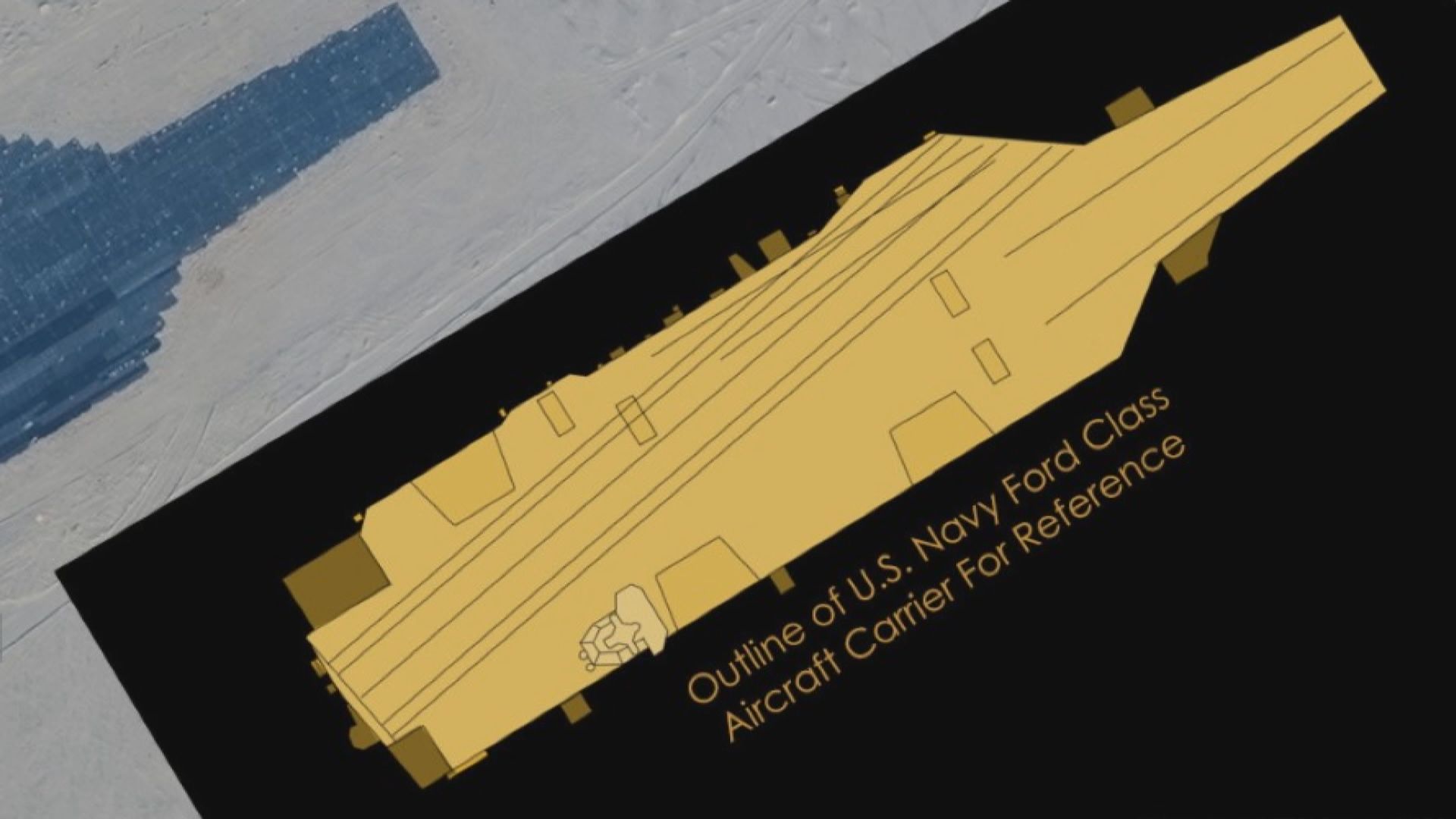 美媒指中國軍方在新疆設美軍航母形狀標靶