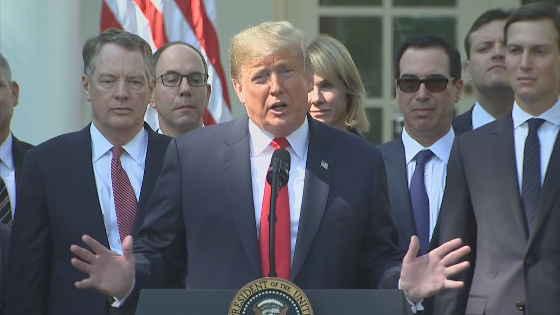 特朗普揚言不急於與中國貿易談判