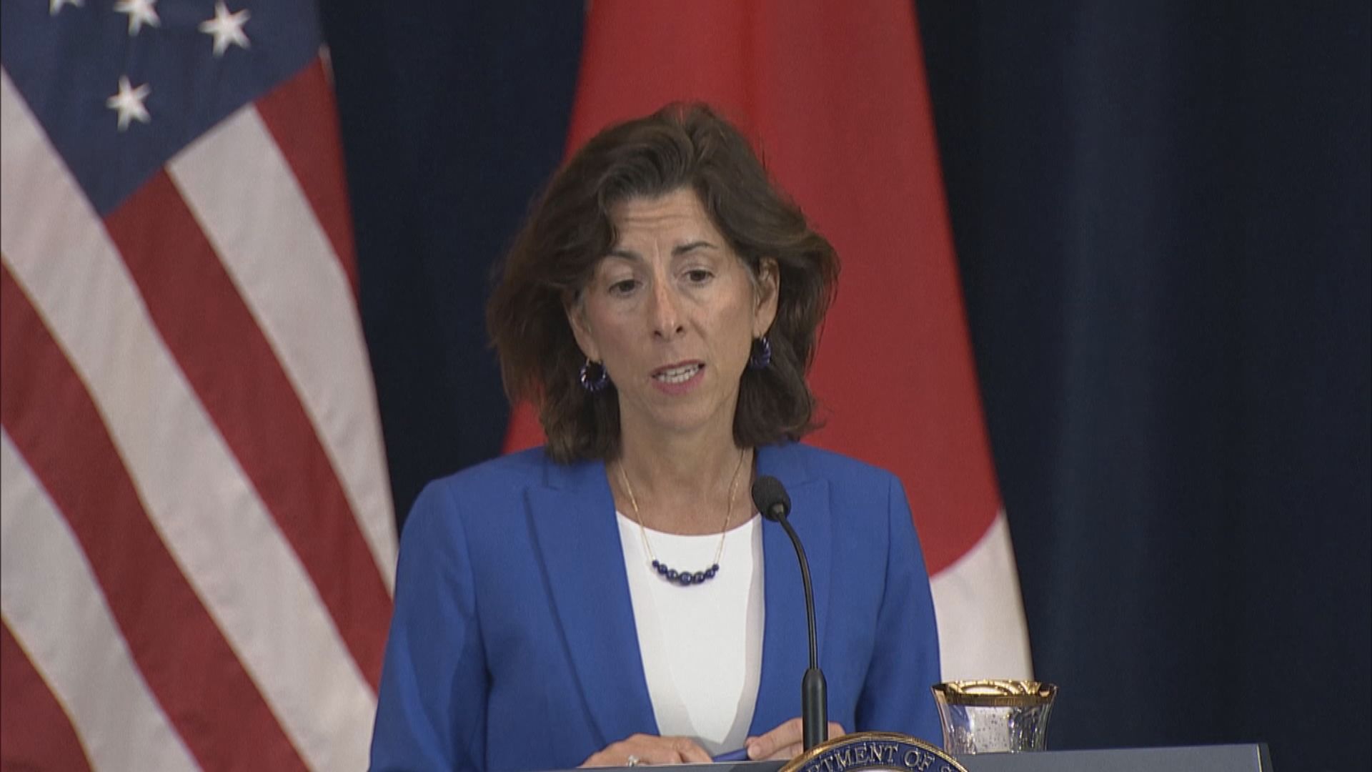 美國商務部長雷蒙多周日訪華 中方冀化解經貿分歧