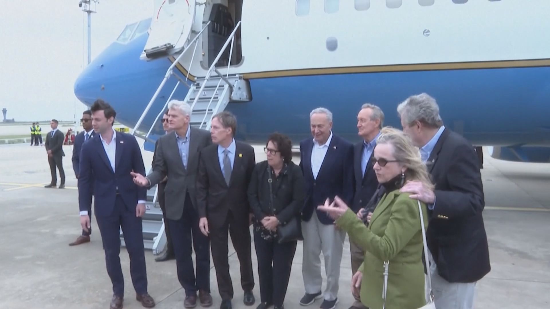 舒默率團訪華 會見上海市委書記陳吉寧