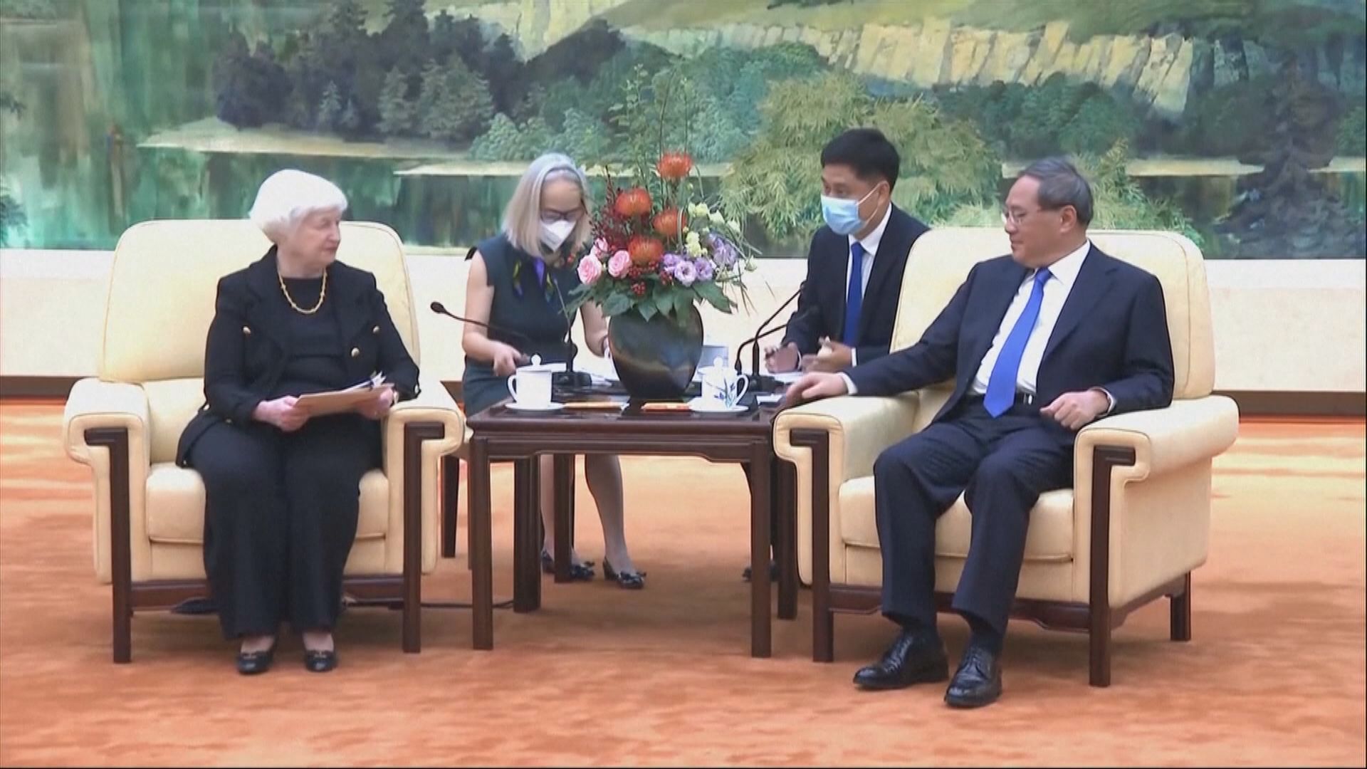 耶倫：美中冀以坦率及尊重態度穩定雙方關係