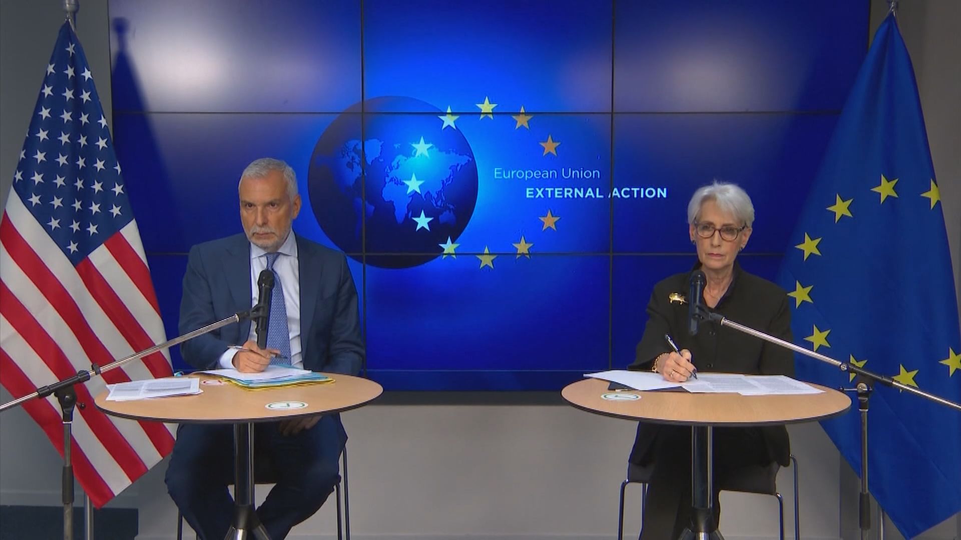 美國歐盟官員討論對華事務　對台海局勢表示關注