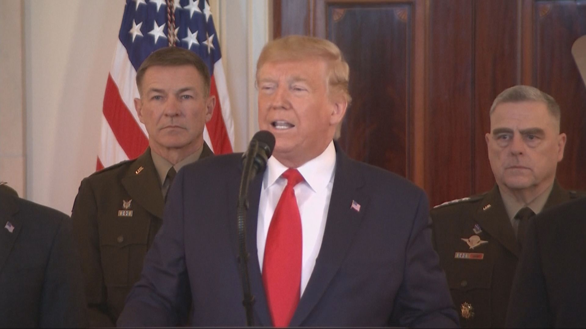 特朗普：伊朗正退讓　將實施強力經濟制裁