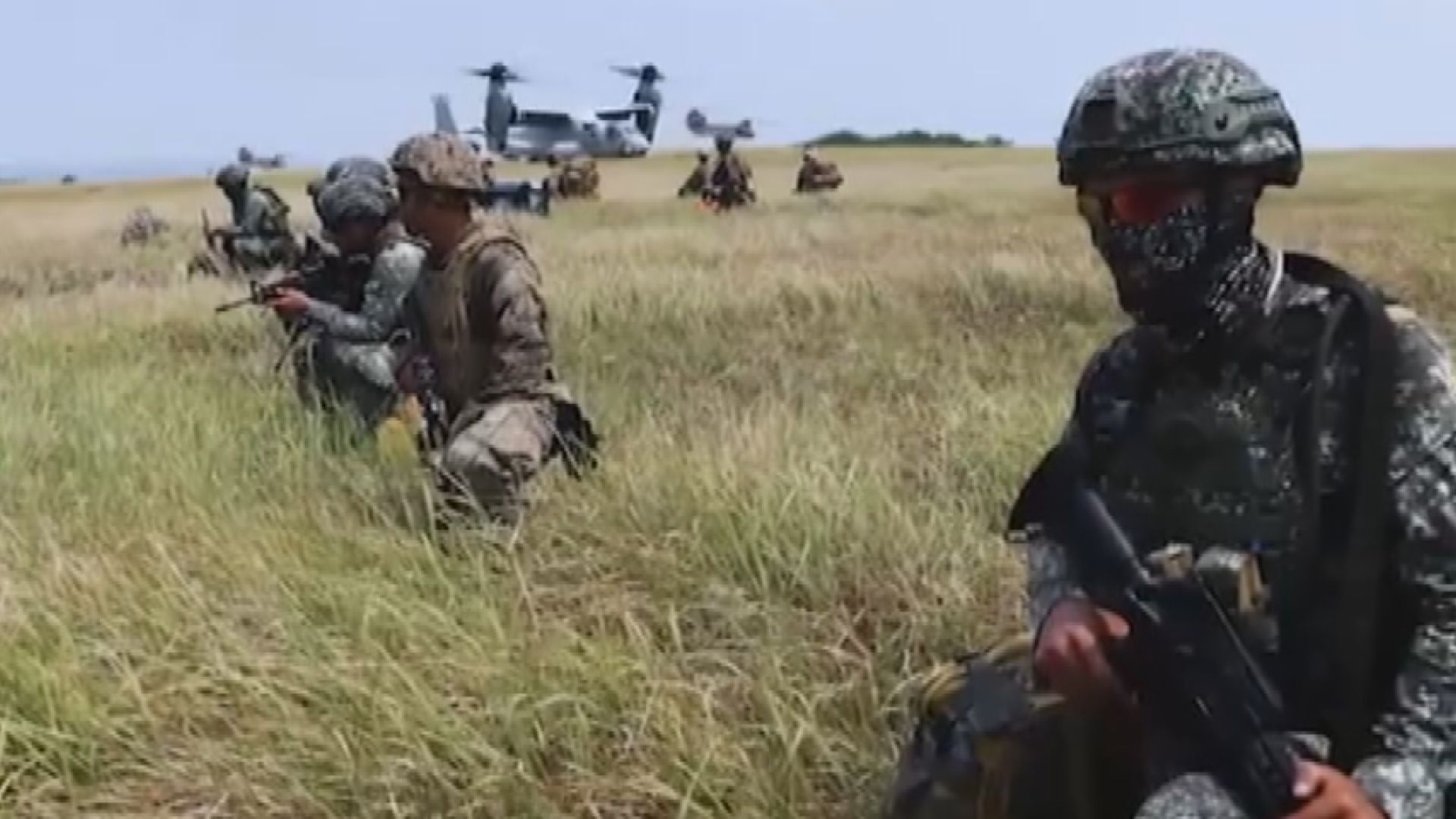 美菲「肩並肩」軍演地點鄰近南海與台灣