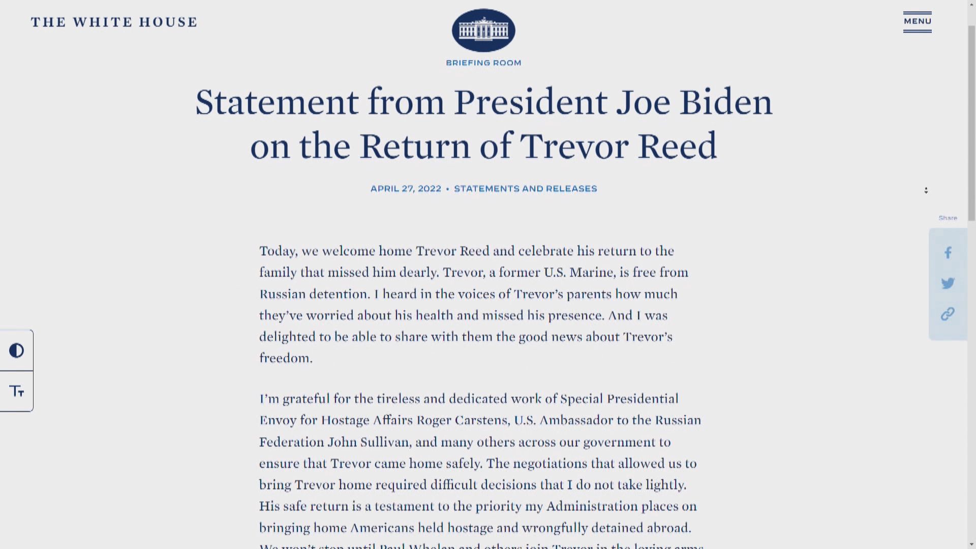 美俄同意交換囚犯　獲釋的美軍前陸戰隊員已離開莫斯科