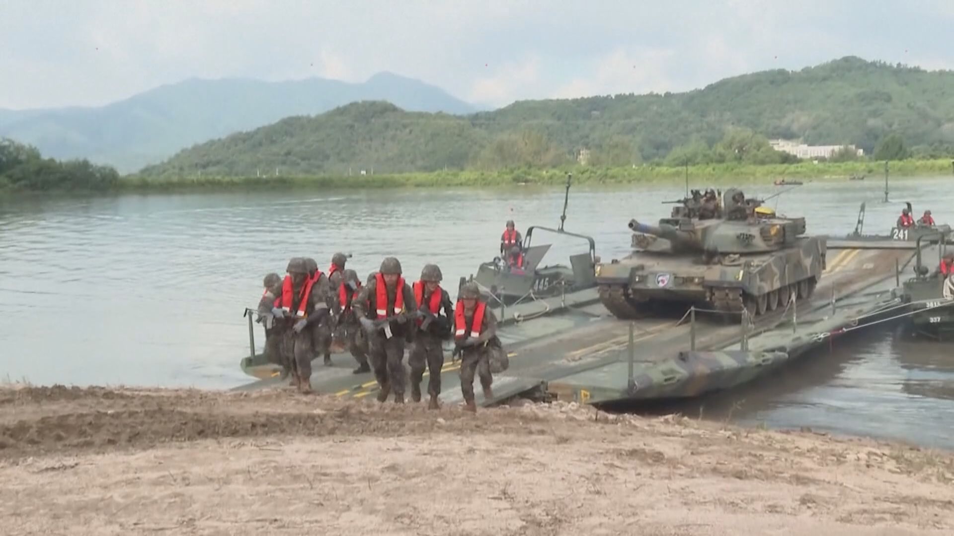 據報美韓聯合軍演縮半　提前至本周結束　北韓譴責敵對軍事威脅