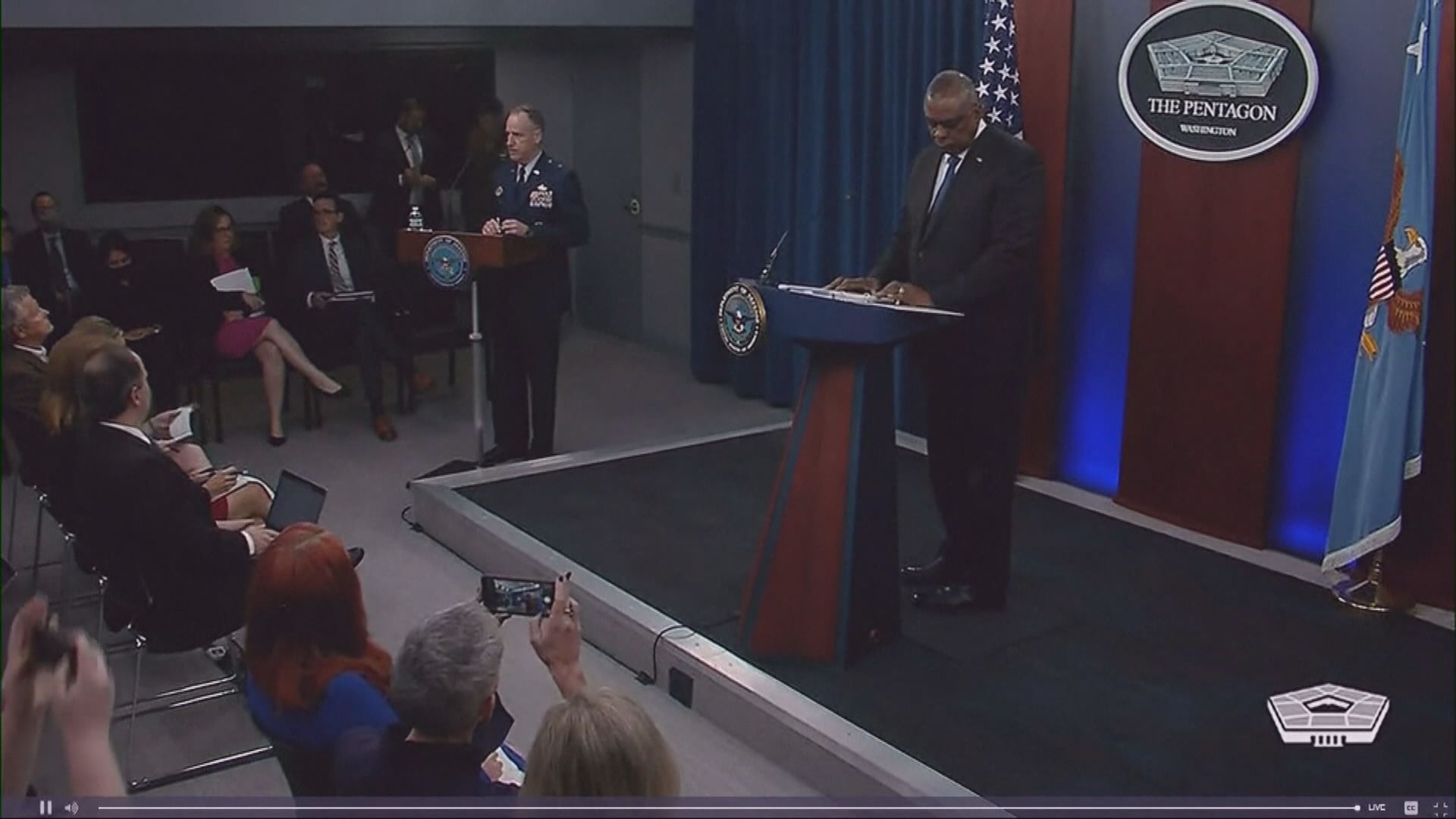 奧斯汀稱美國短期內向台提供額外安全援助