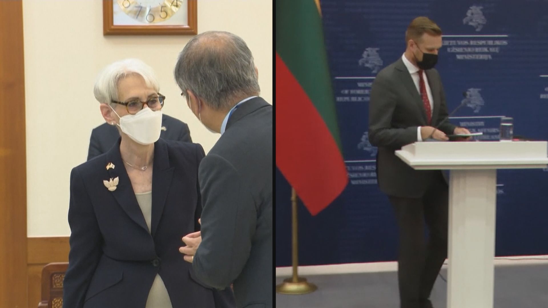 舍曼稱美國會與立陶宛一同面對中國脅迫行為