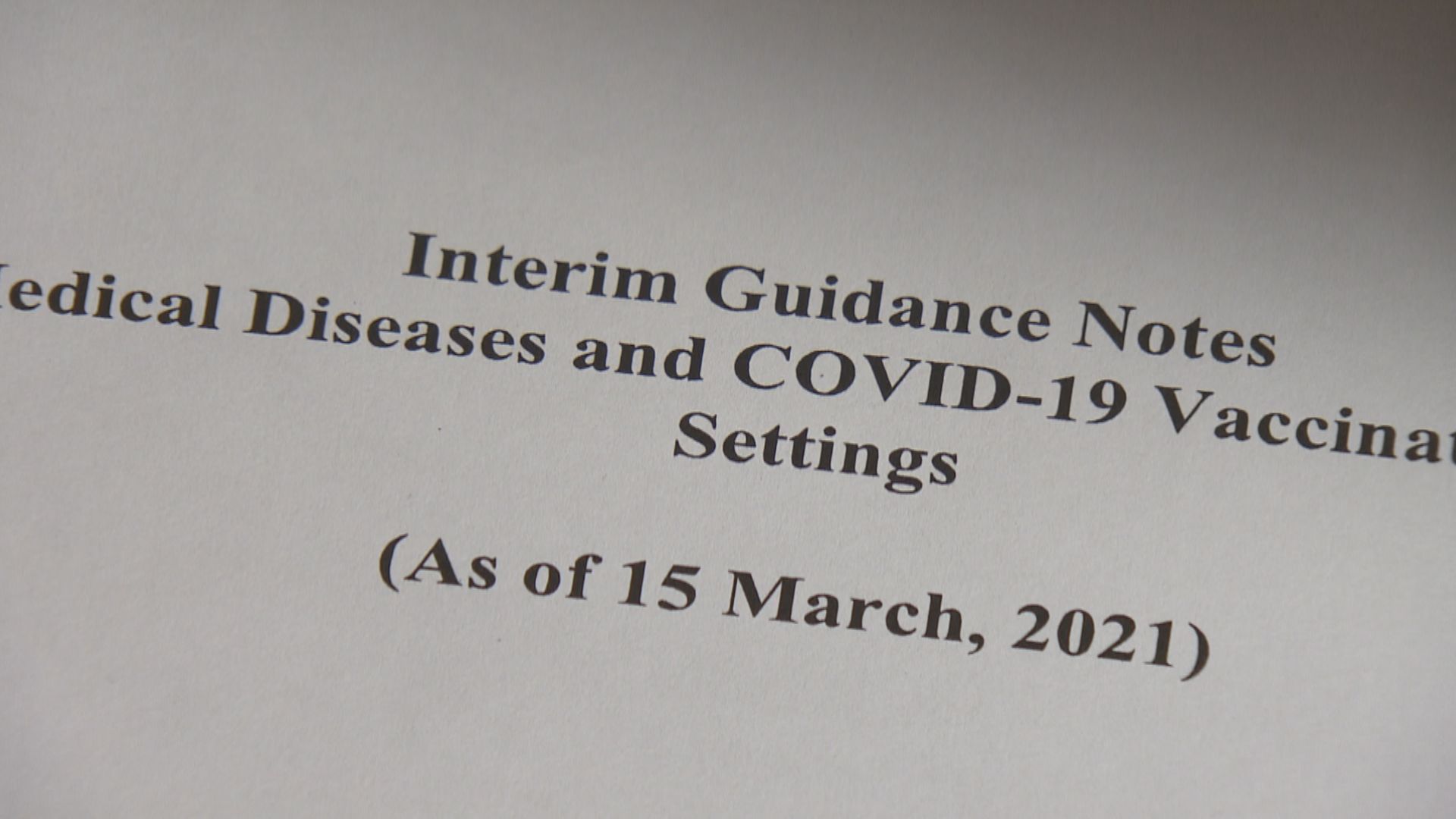 衞生署制訂新冠疫苗接種指引供私家醫生參考