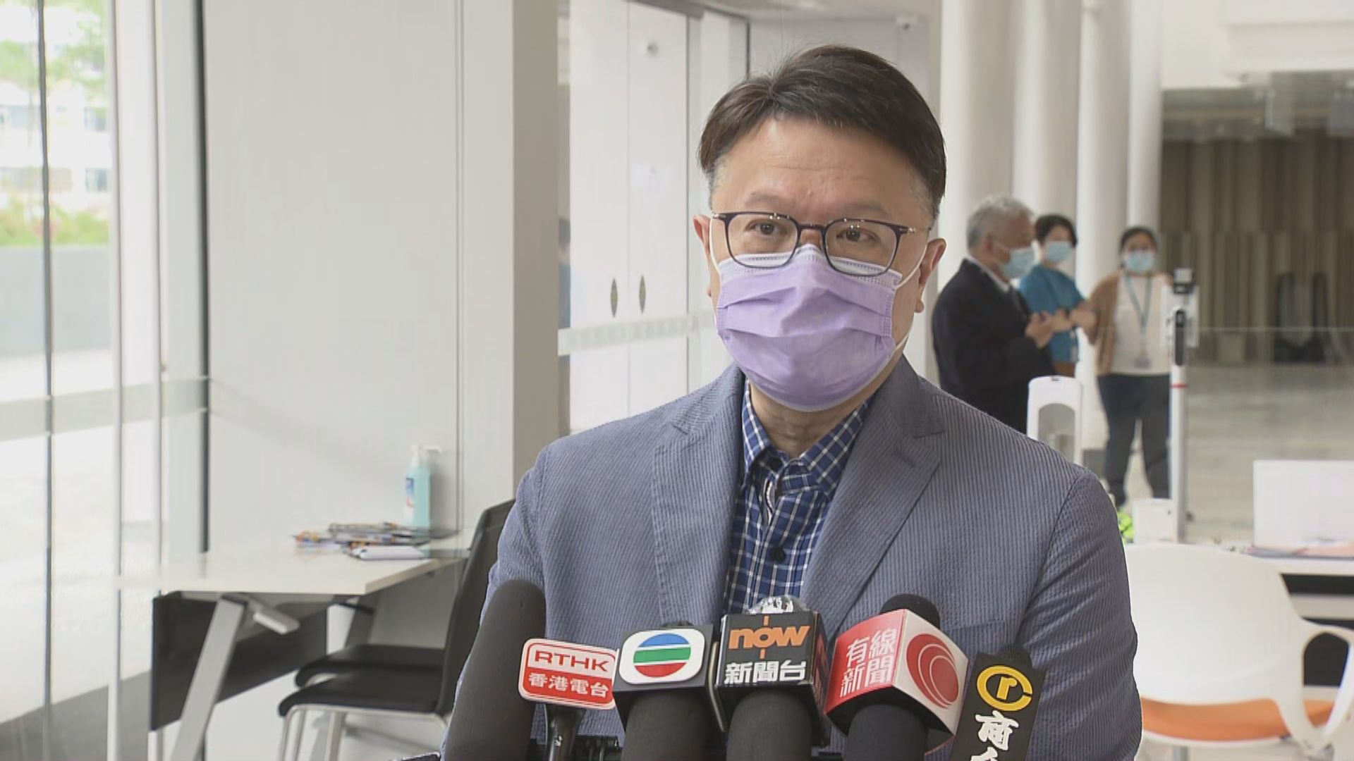 許樹昌指政府需視乎接種人數才考慮擴展接種計劃