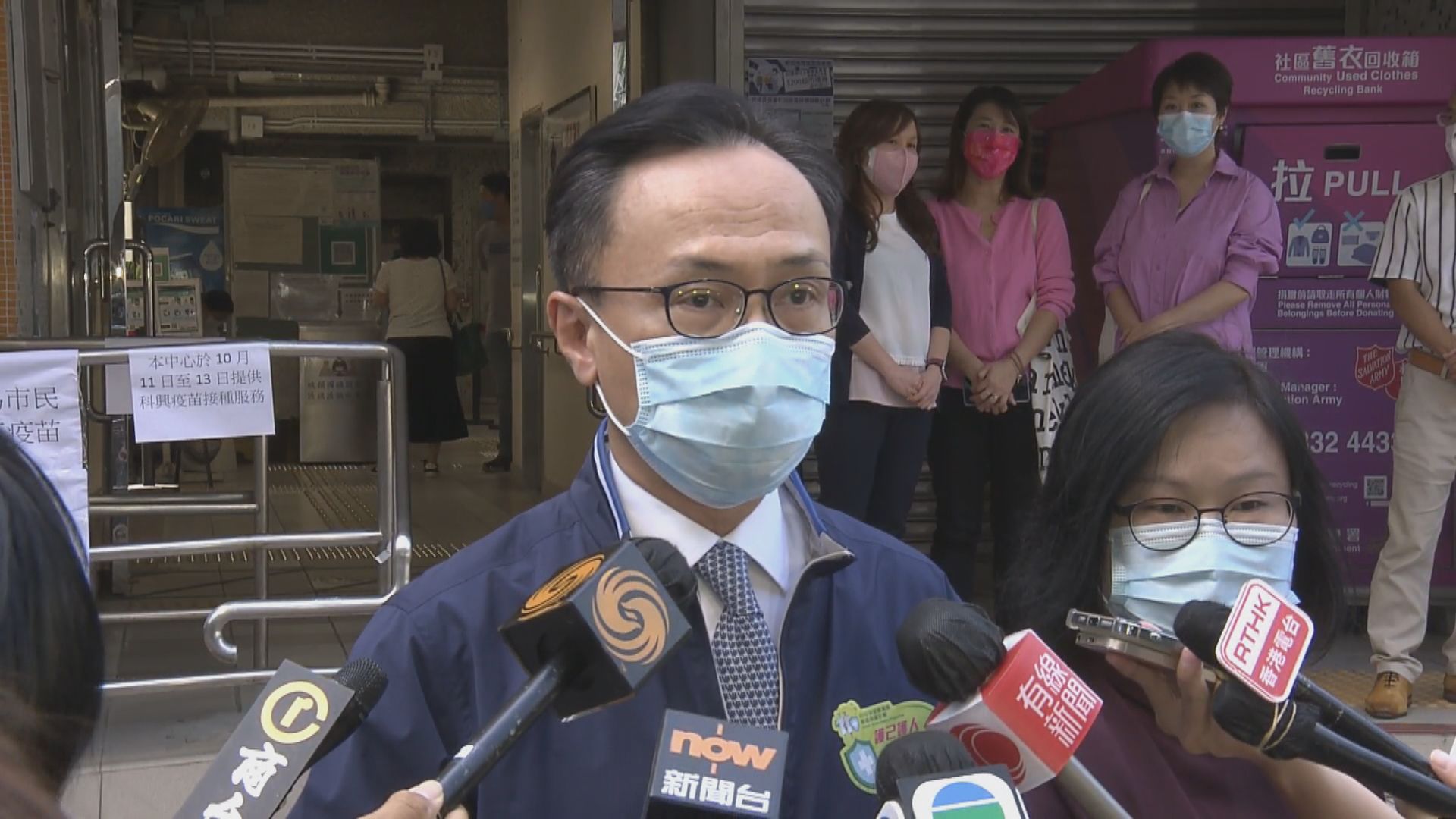 聶德權：下周會在四間醫院增設新冠疫苗接種站