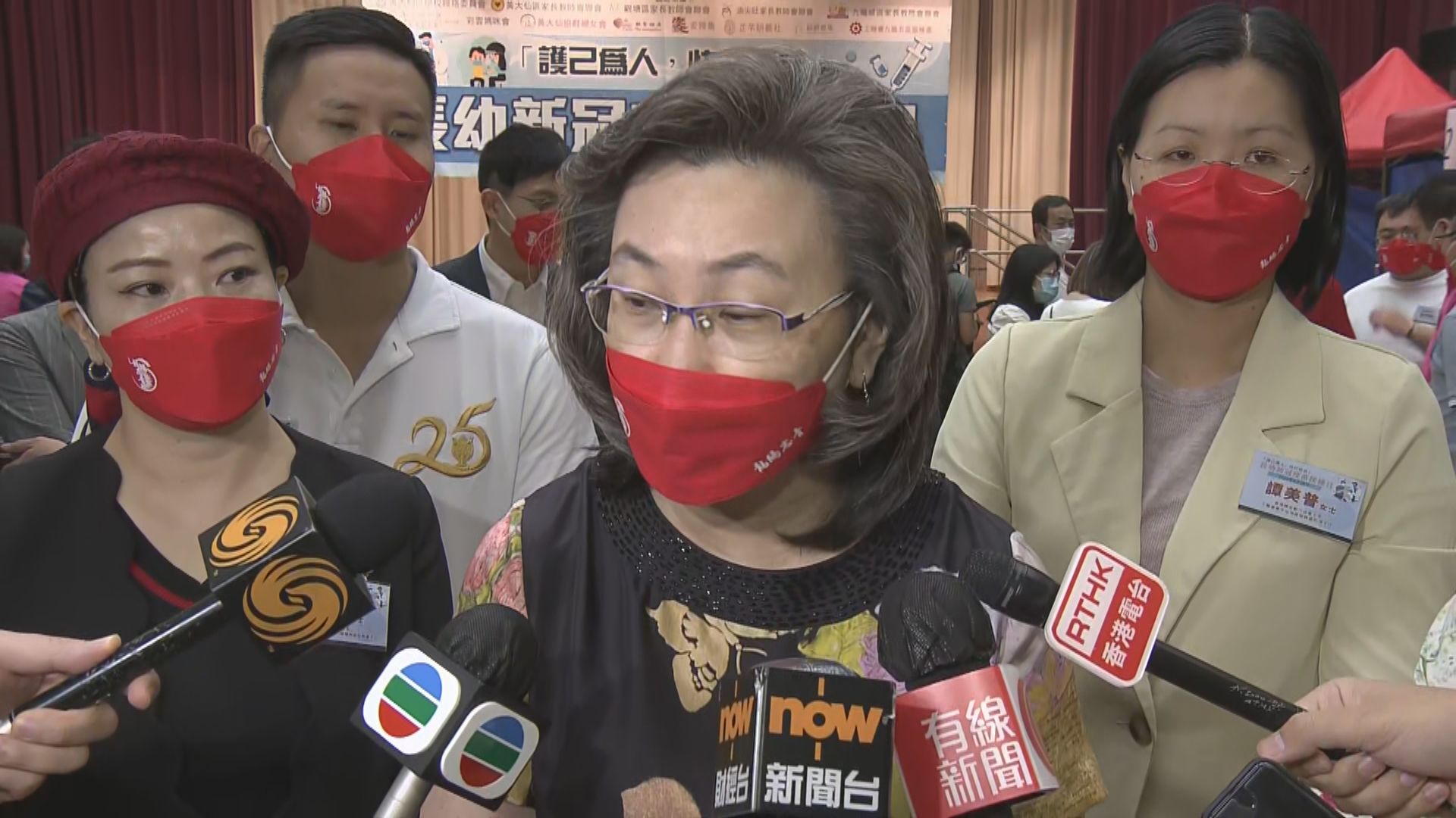 楊何蓓茵：約一成六個月至三歲幼童已接種新冠疫苗