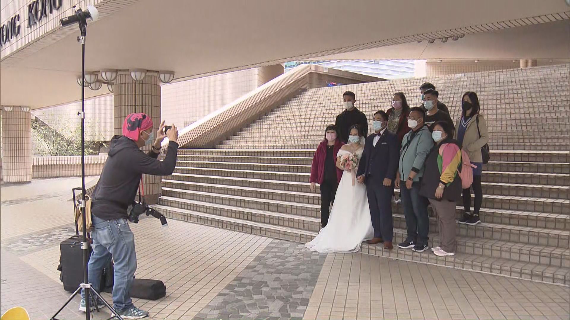 情人節248對新人結婚　創疫情以來新高