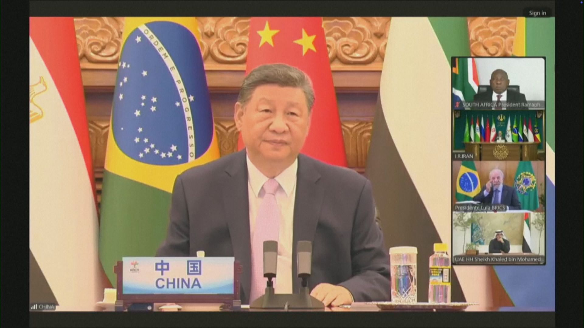 金磚國家領導人線上峰會　習近平籲加強合作、維護多邊貿易體制