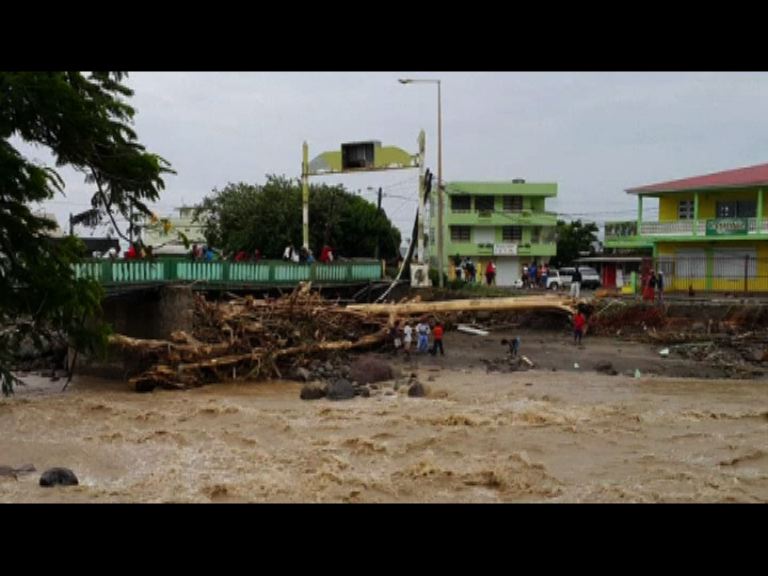颱風襲多米尼加造成嚴重破壞