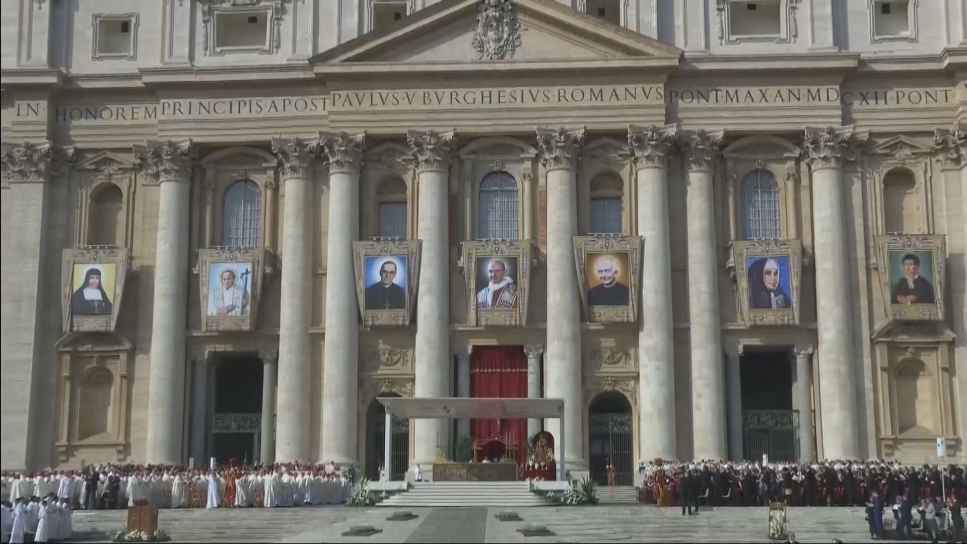 教宗方濟各主持封聖典禮