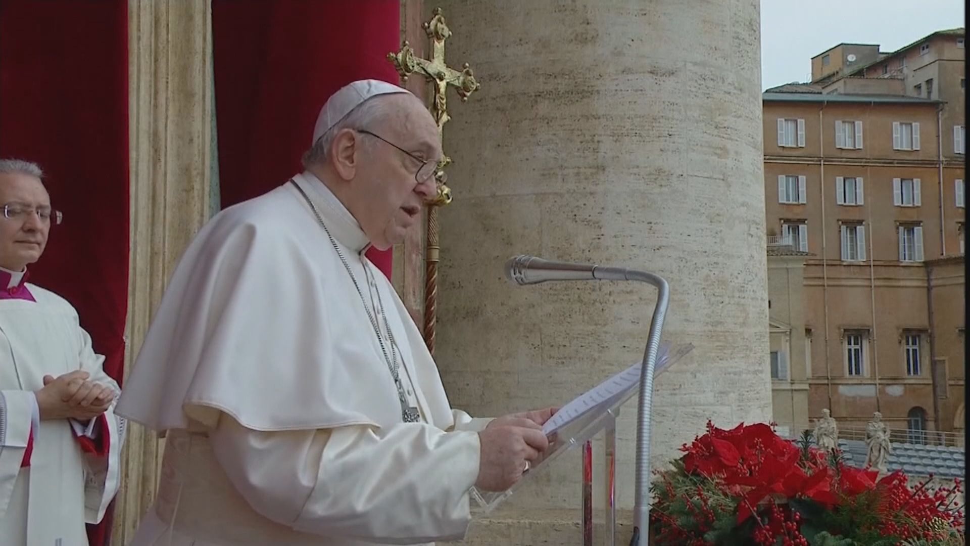 教宗聖誕文告呼籲以對話解決衝突