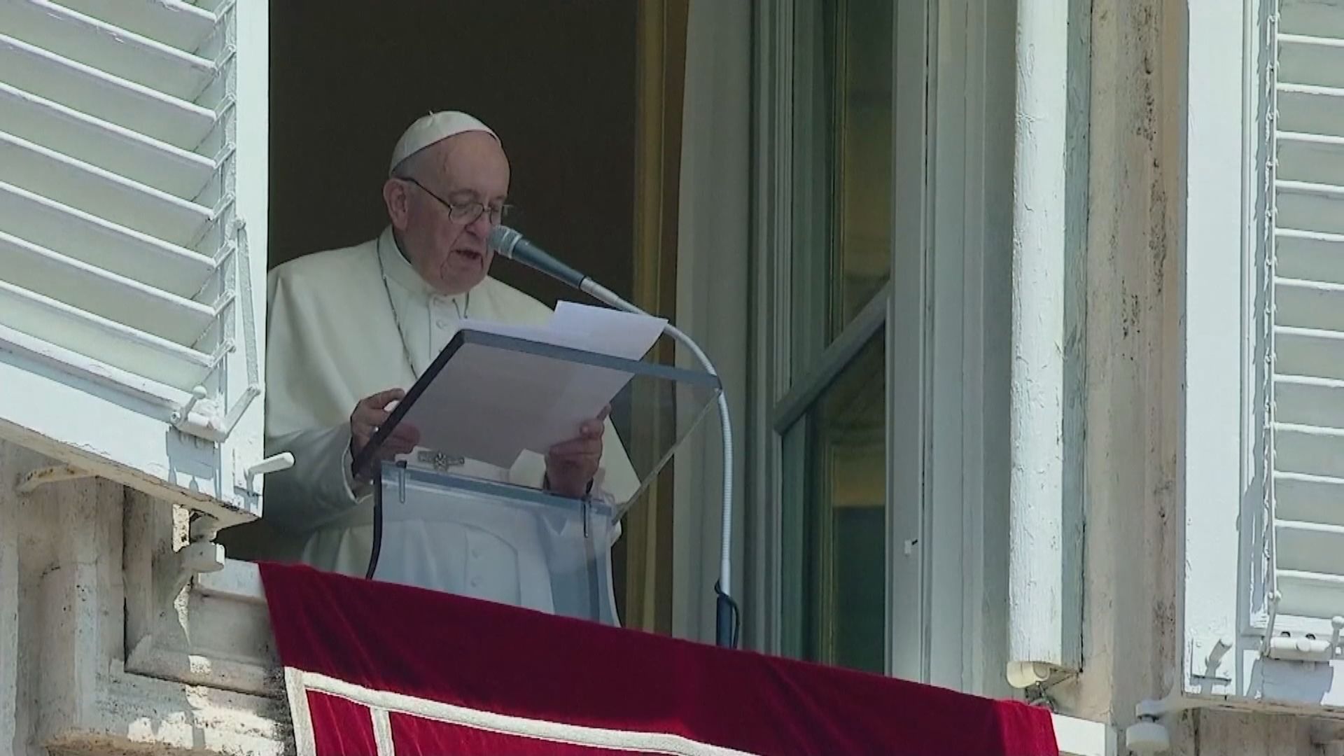 方濟各冀中國天主教會可自由及安寧地運作　講話未提及陳日君