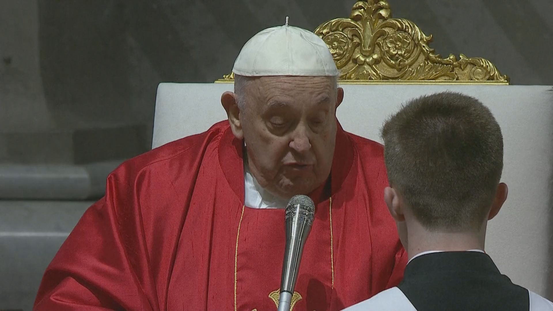 教宗方濟各臨時缺席拜苦路儀式