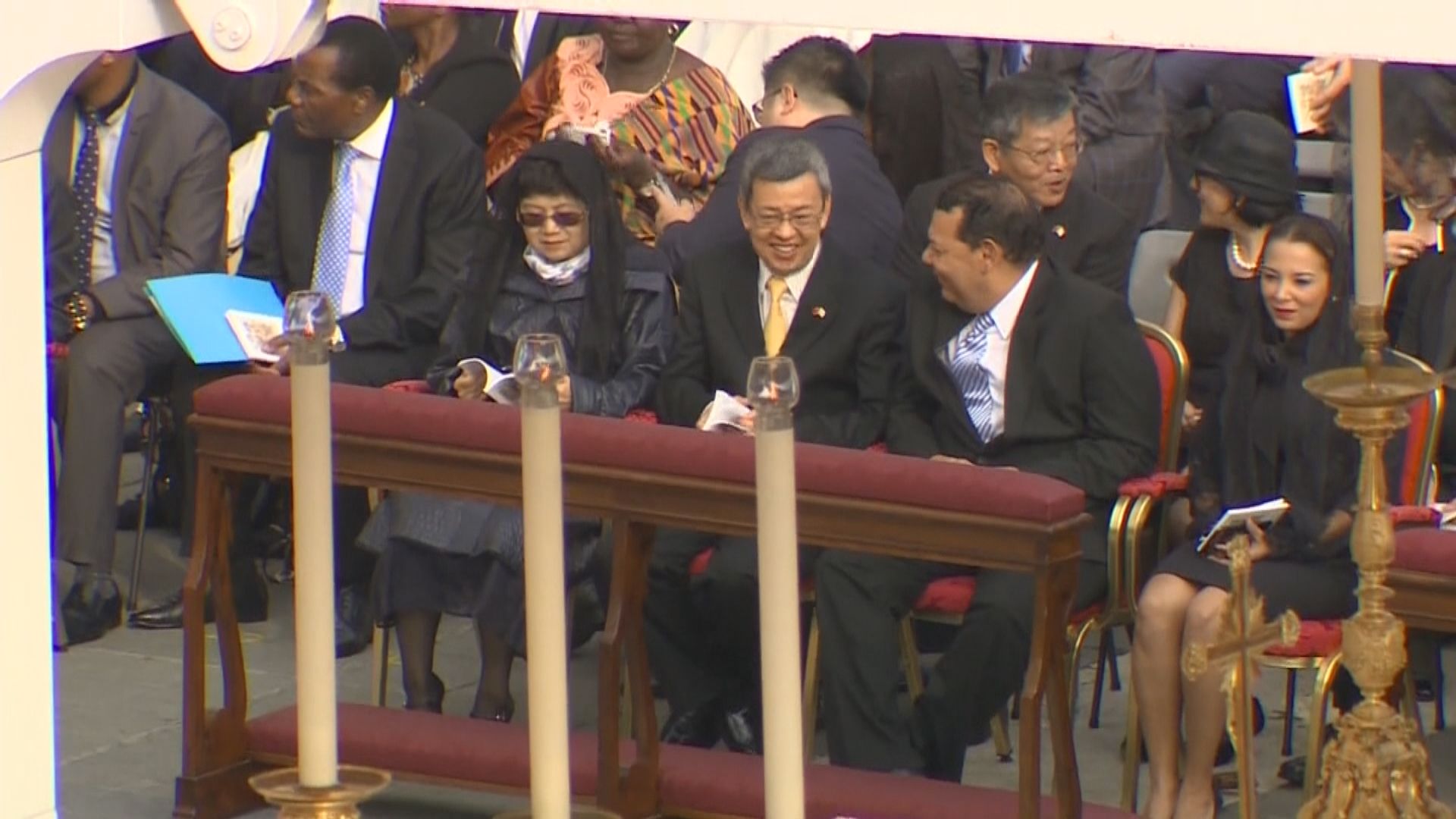 教宗方濟各請陳建仁代為問候蔡英文