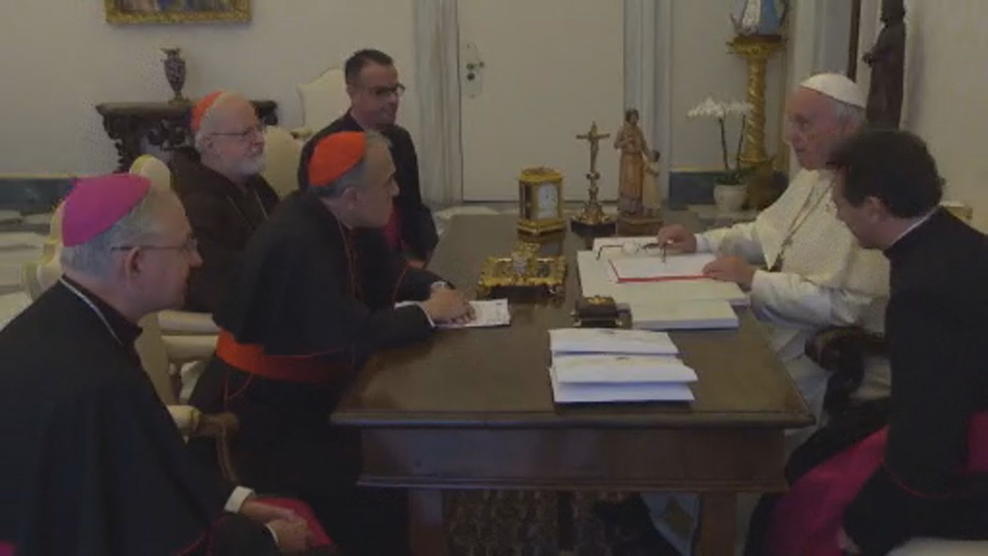 教宗接見美國天主教高層