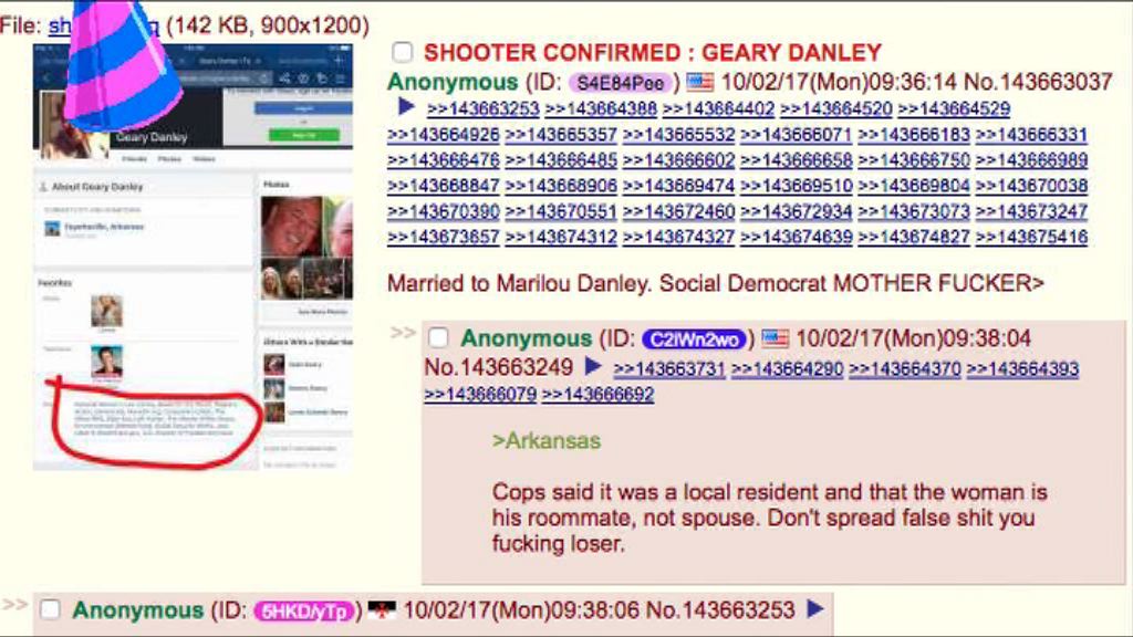 拉斯維加斯槍擊案　網上一度誤傳槍手身分