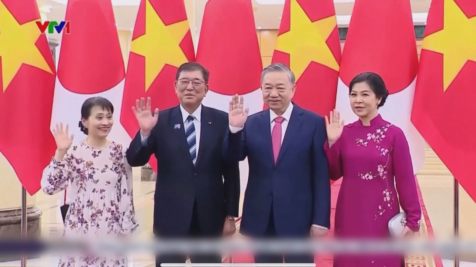 日本首相石破茂訪問越南　與越共總書記蘇林會面