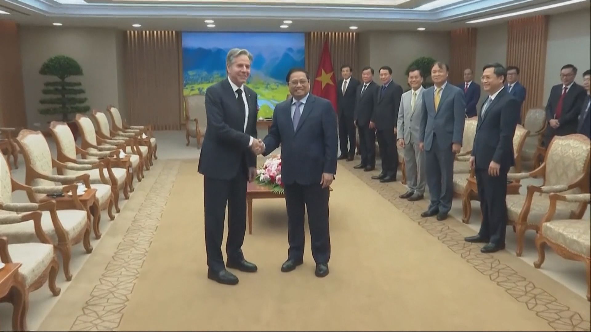 范明政與布林肯同意提升越美夥伴關係