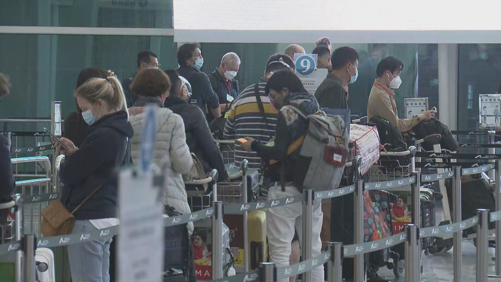 入境人士抵港第九天接受額外檢測　轉機旅客登機前毋須檢測
