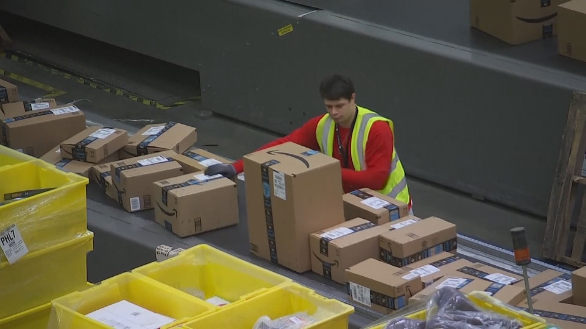 亞馬遜貨倉暫停接收非必需貨品