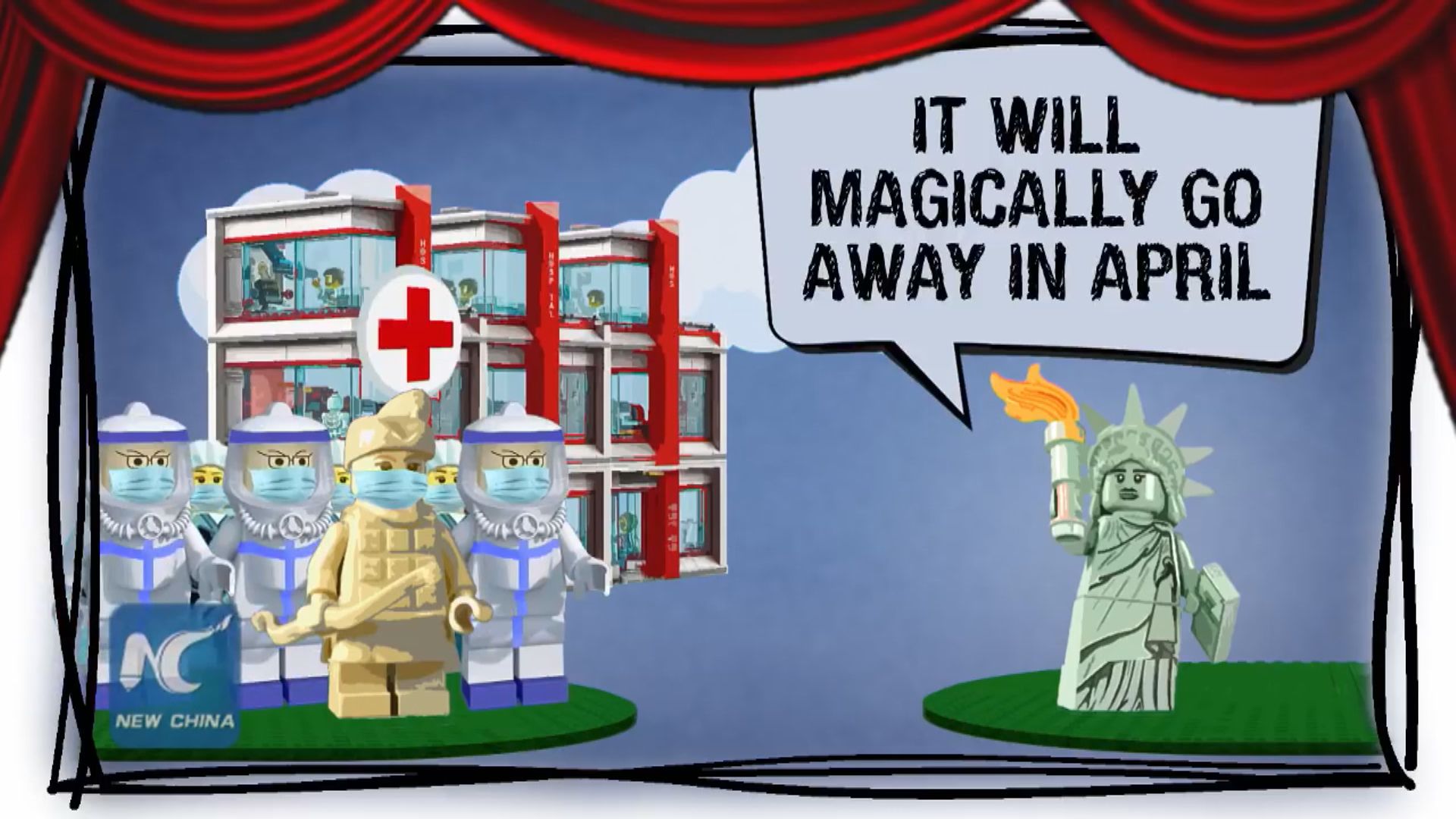 特朗普聲言追究中國疫情責任　新華社發布短片反諷美國