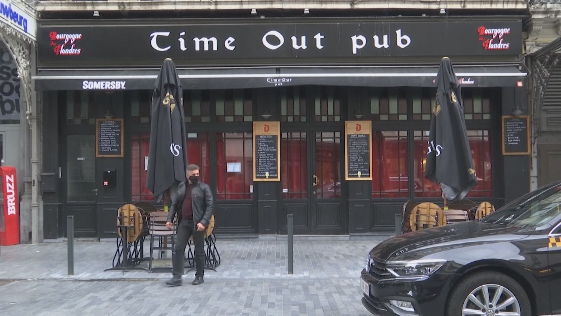 比利時因應疫情實施宵禁和關閉餐廳一個月