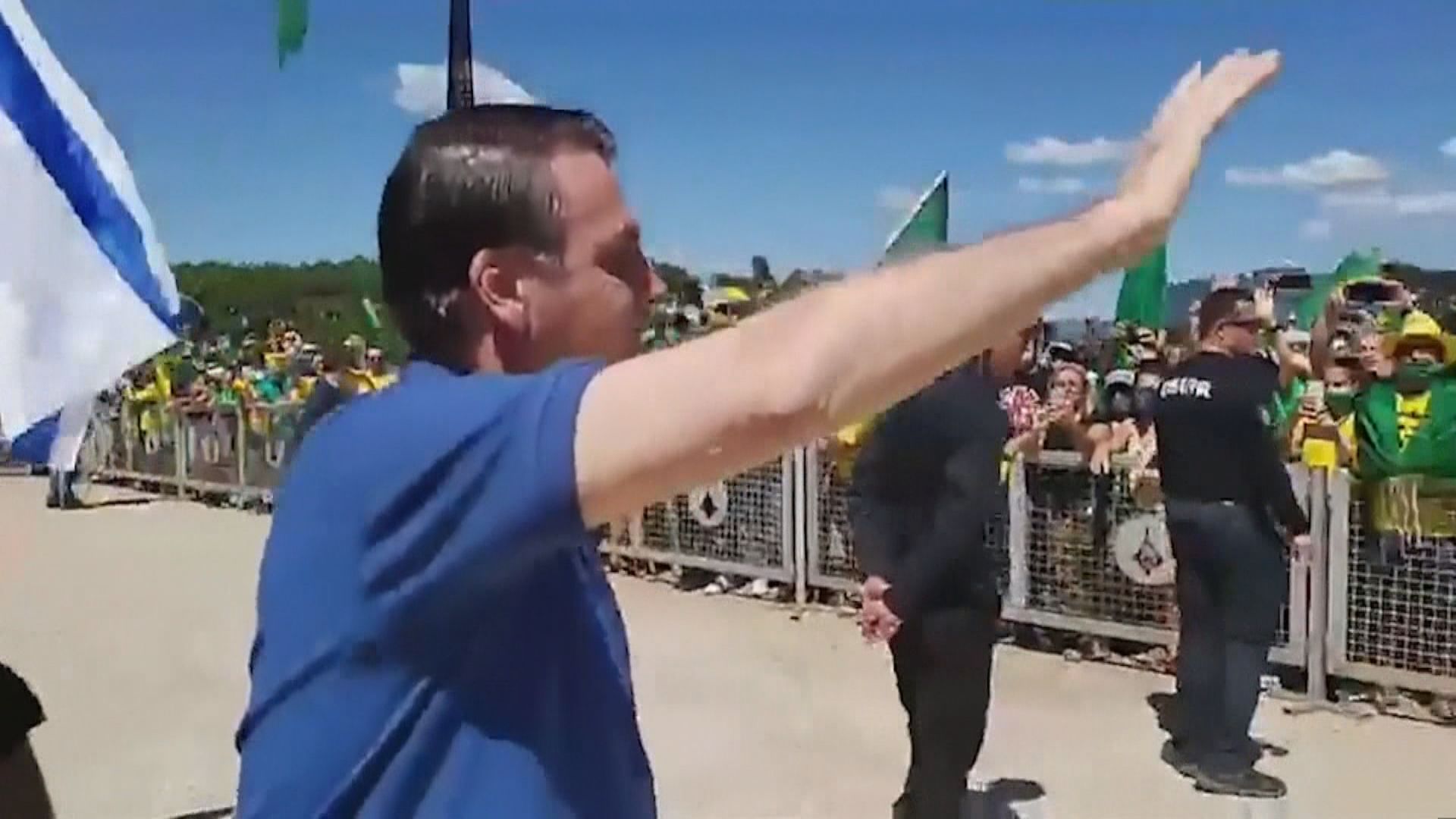 巴西總統出席集會要求解除居家令