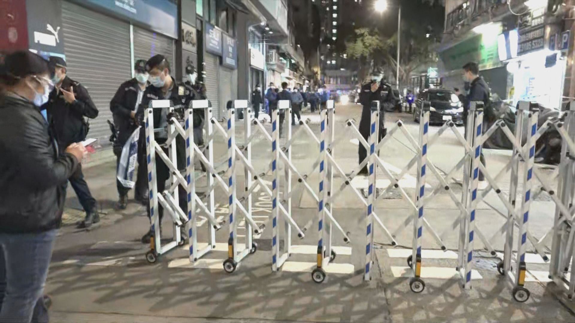 政府圍封油麻地及旺角兩個區域強制檢測