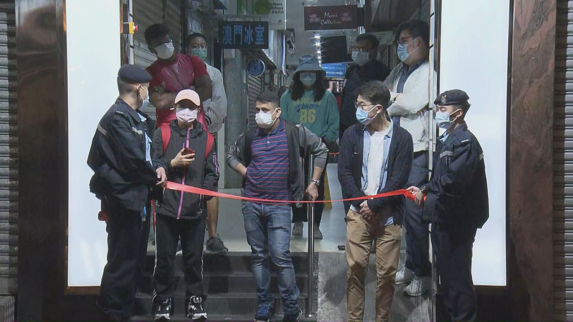 尖沙咀華源大廈列受限區域　有市民表示封區沒有作用