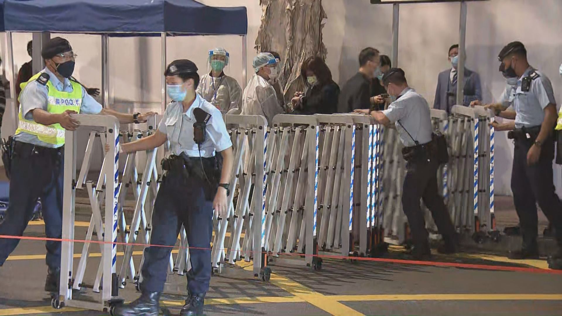 又一村樂景樓及天后廟道翠巒閣晚上圍封強檢