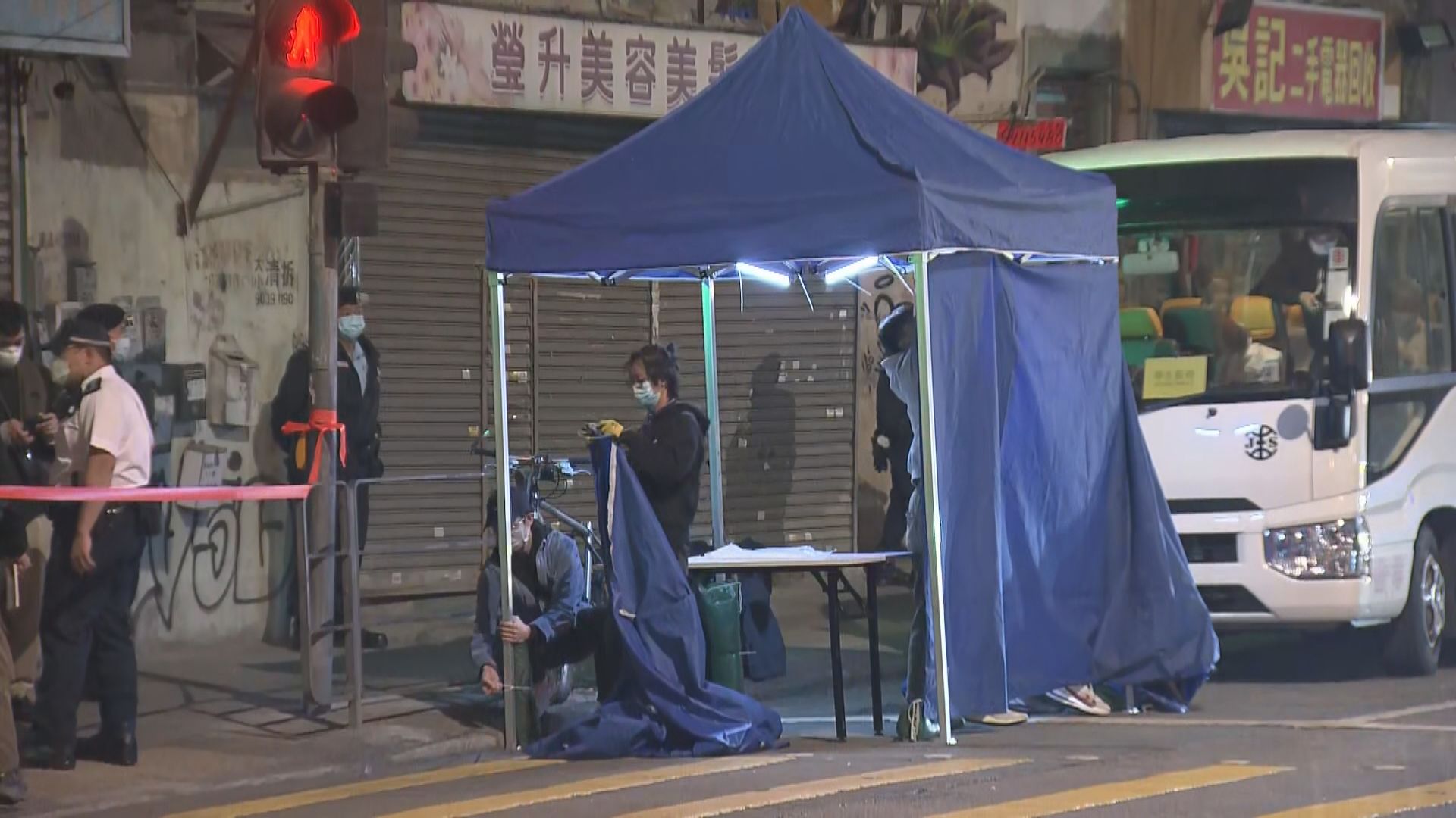 地盤工初步確診　南昌街35至37號圍封強檢