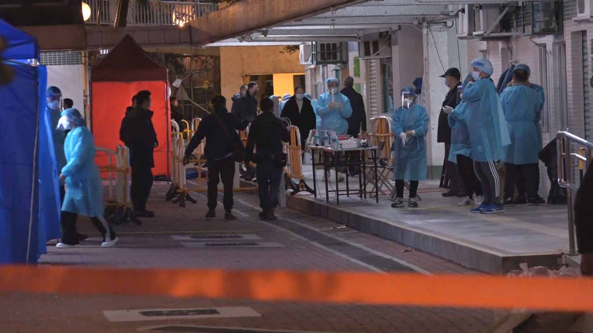 大坑東邨東滿樓及大埔太湖山莊圍封強檢