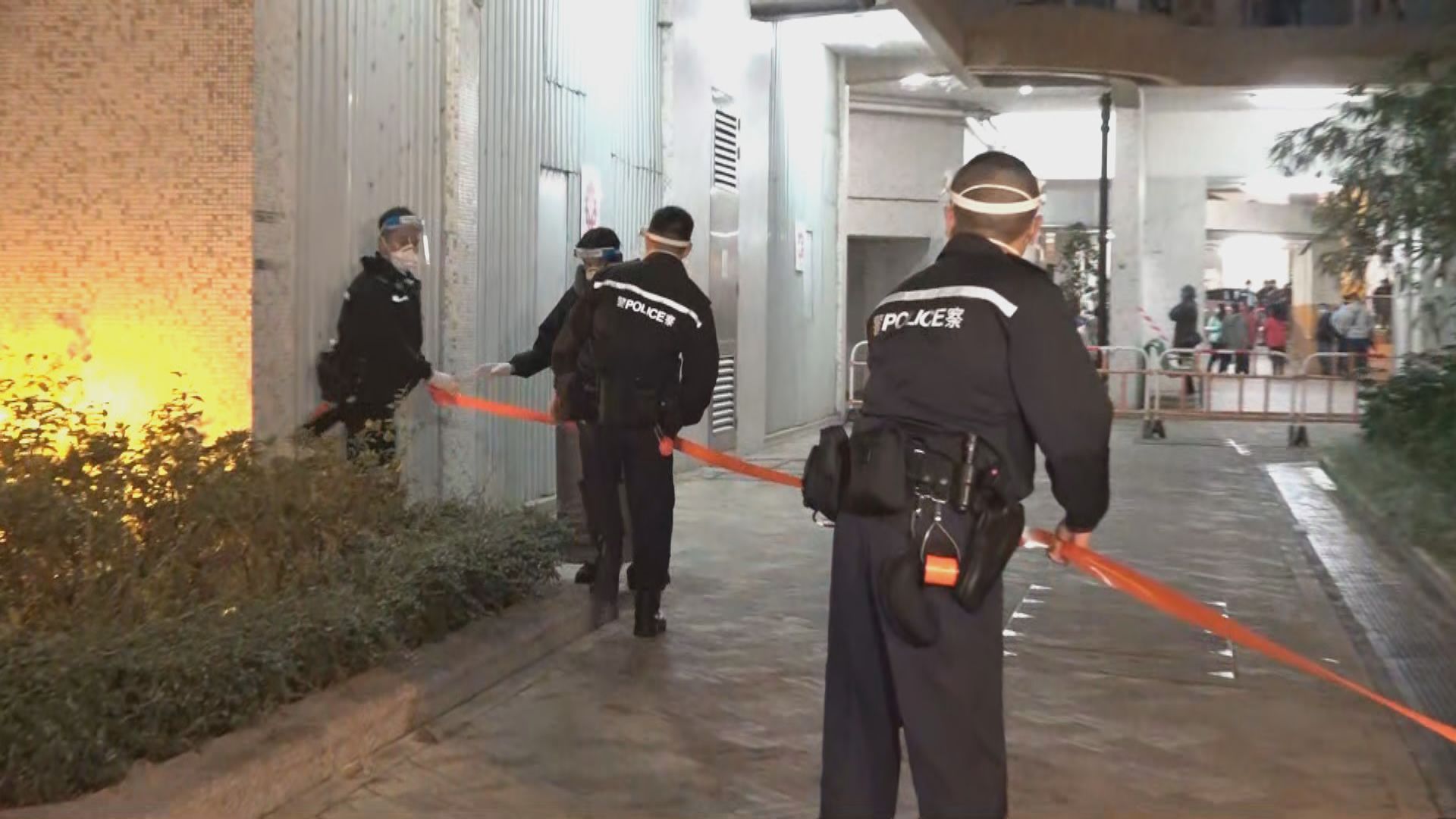 深水埗富昌邨富悅樓圍封強檢