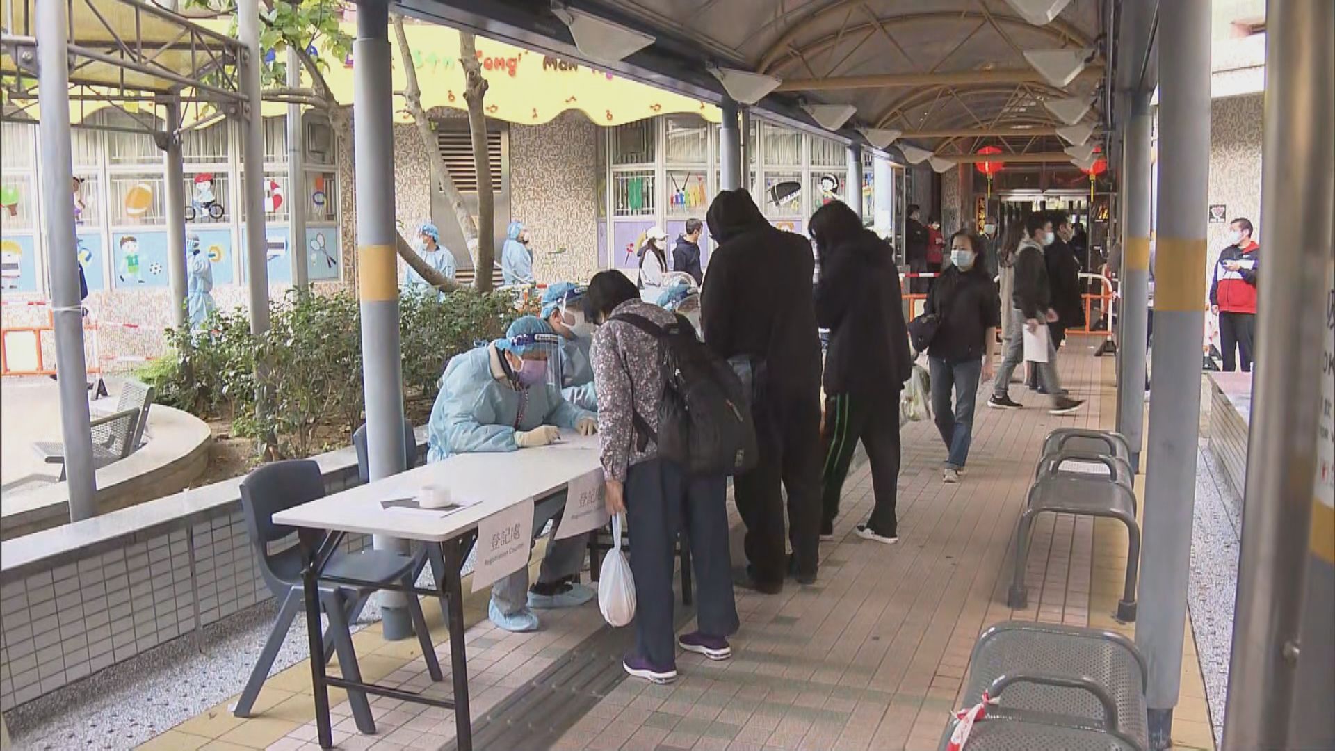 觀塘秀茂坪邨秀華樓圍封強檢